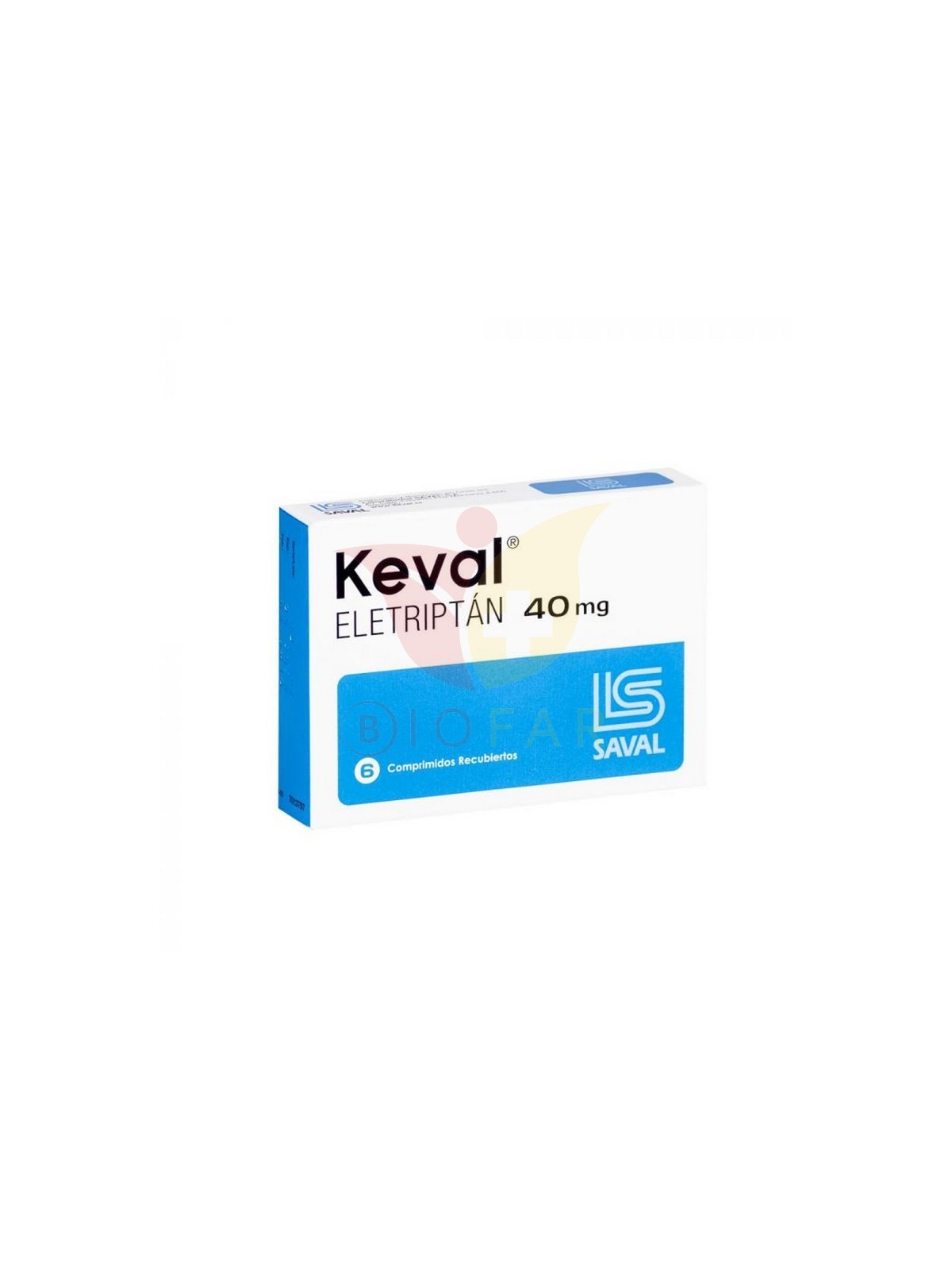 KEVAL 40mg X6COM.REC