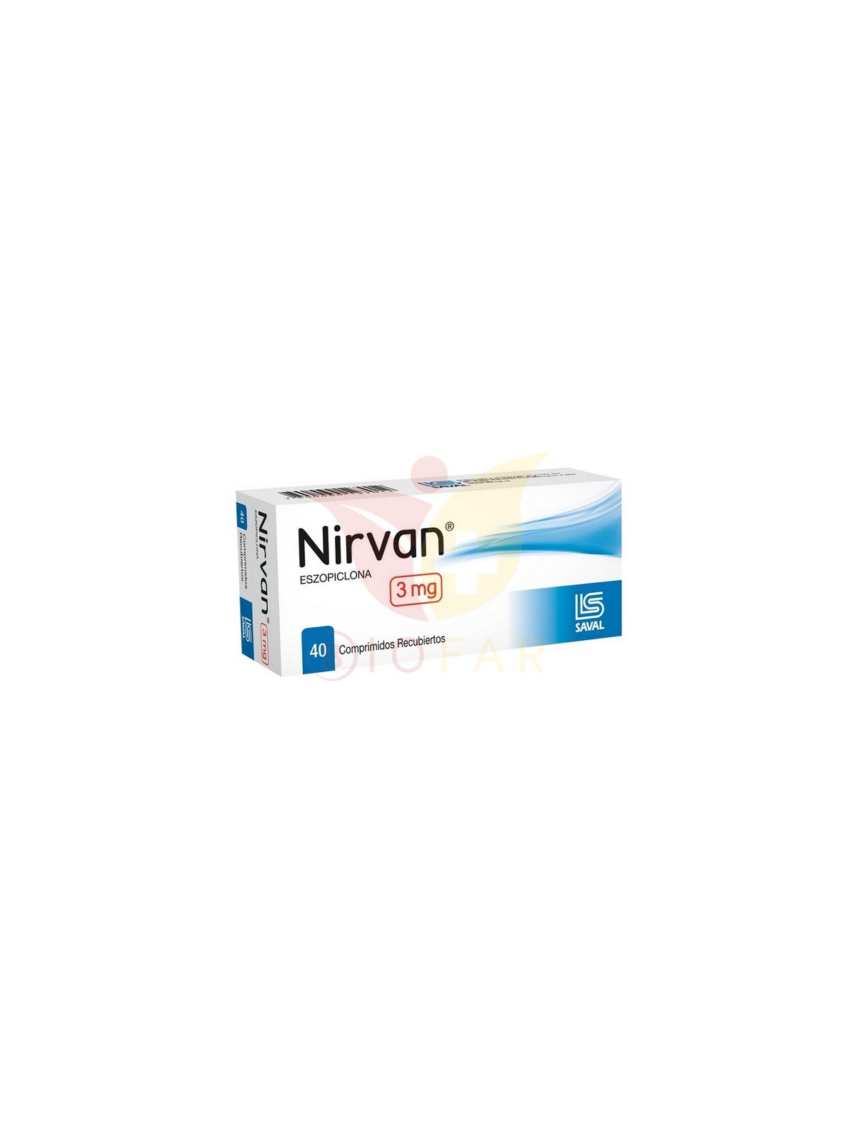 NIRVAN 3MG X 40 COM