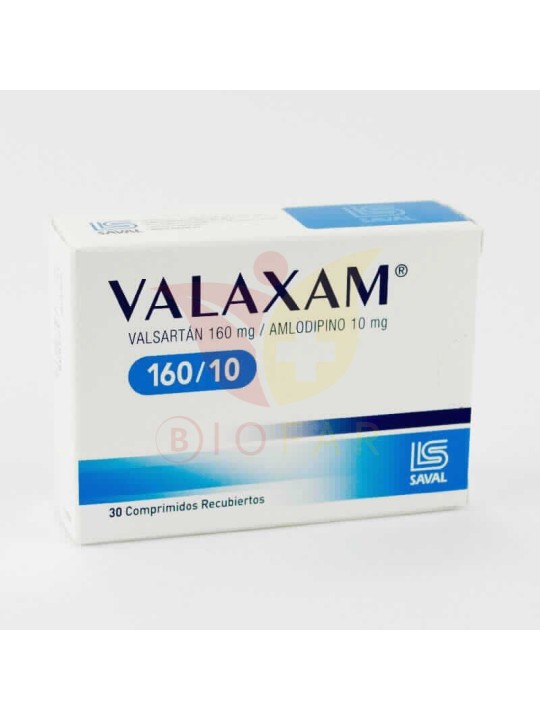 VALAXAM  160mg/10MG  X30COM REC.