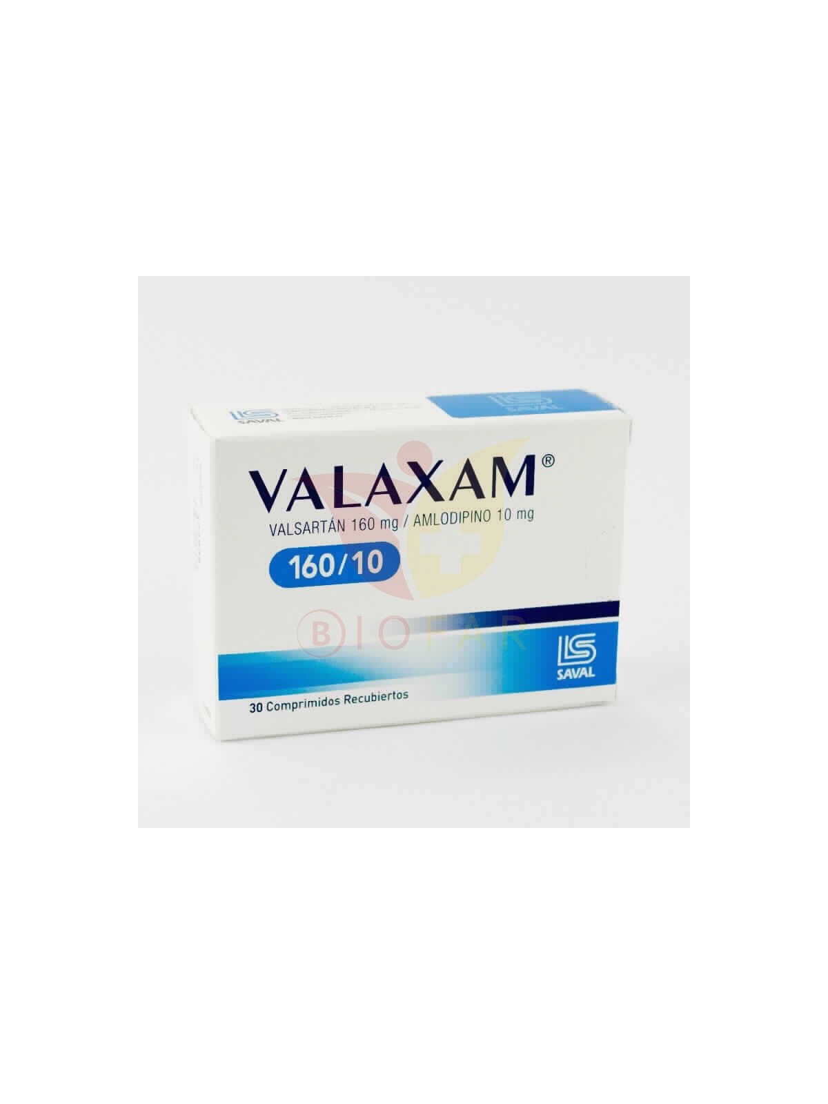 VALAXAM  160mg/10MG  X30COM REC.