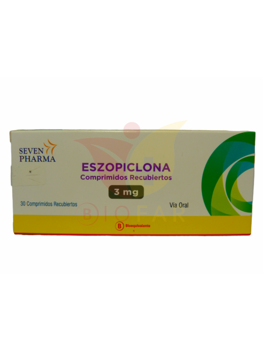 ESZOPICLONA  3mg X 30COM REC