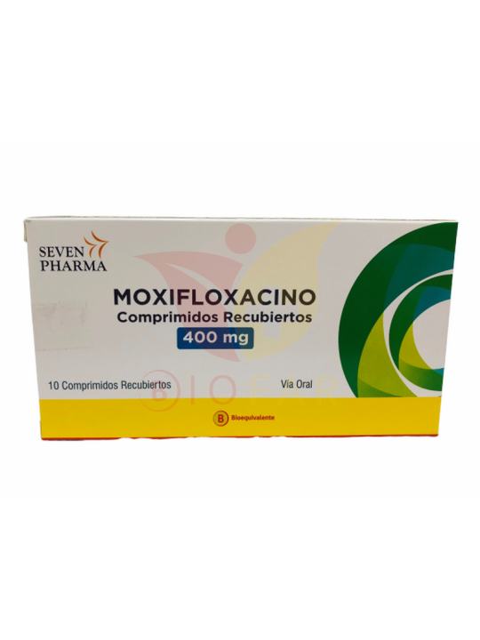 MOXIFLOXACINO 400mg X10COM.REC.