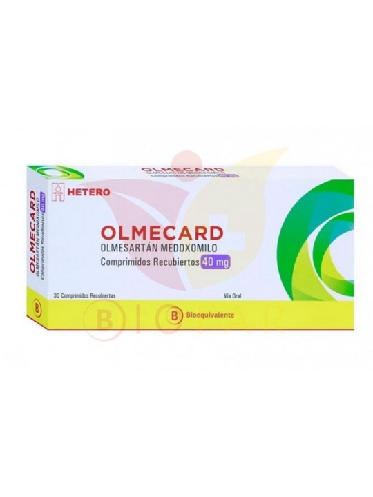 OLMECARD 40 MG X 30 COM