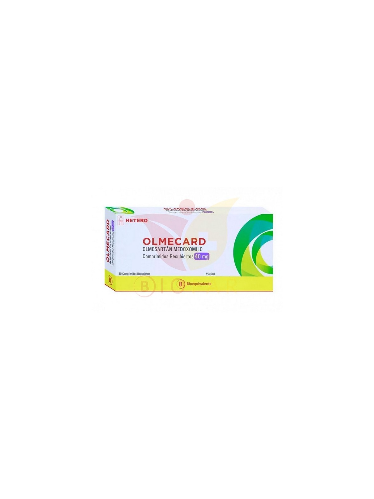 OLMECARD 40 MG X 30 COM