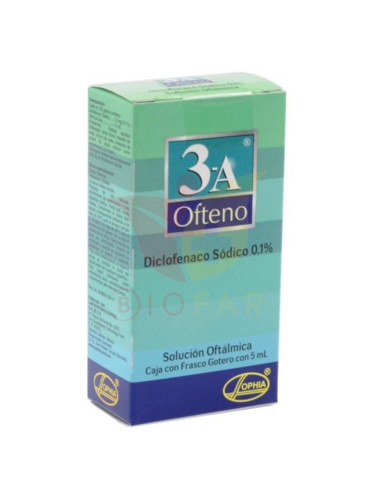 3A OFTENO SOL OFT.  0.1 % X 5ML