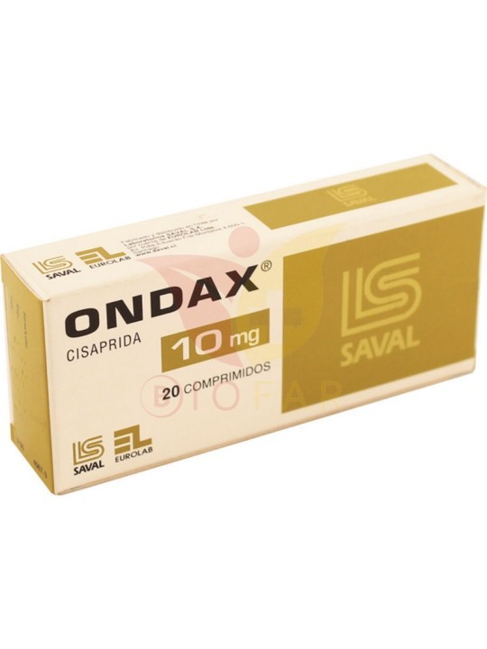 ONDAX 10 MG X 20 COMP