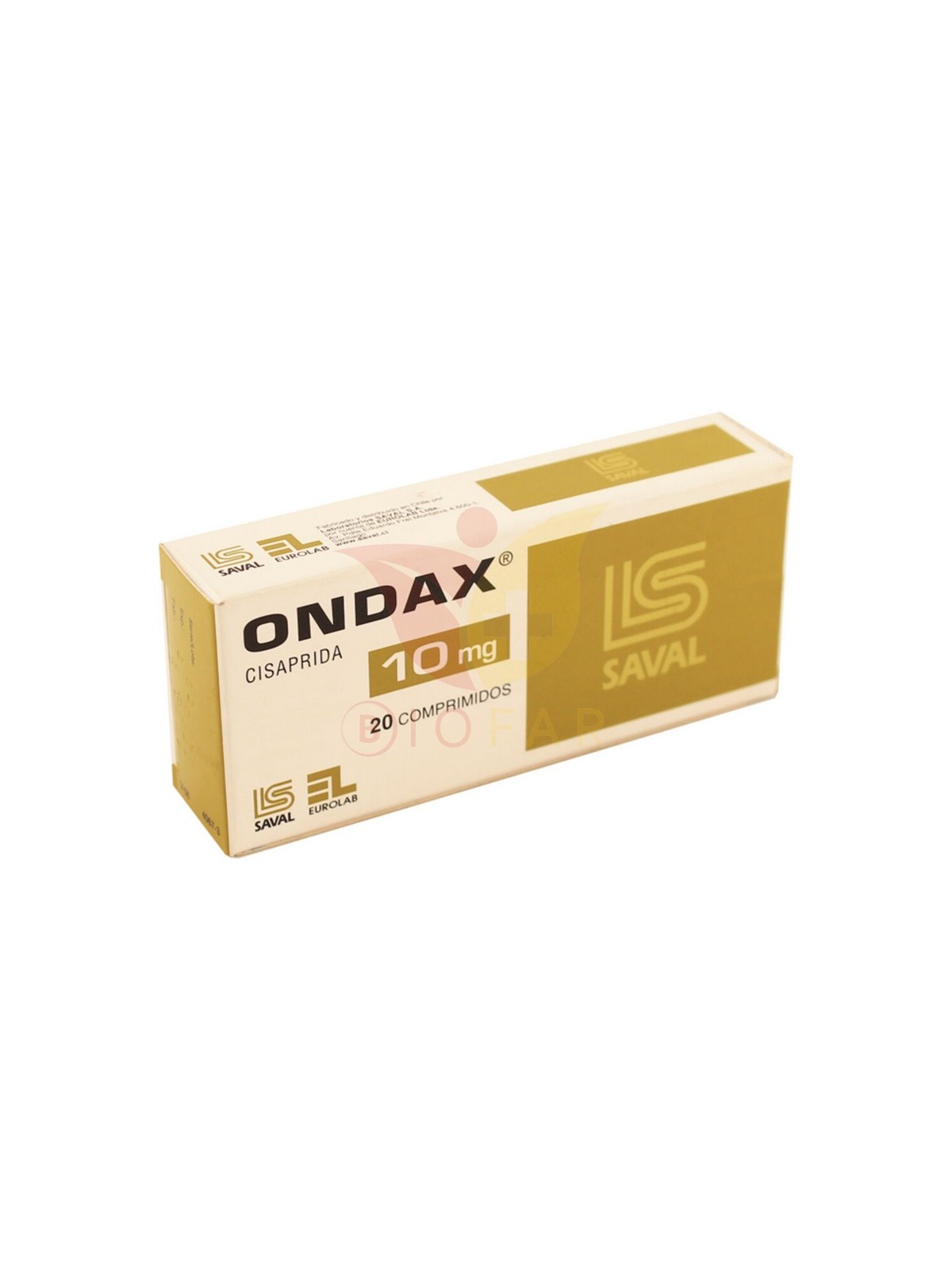 ONDAX 10 MG X 20 COMP