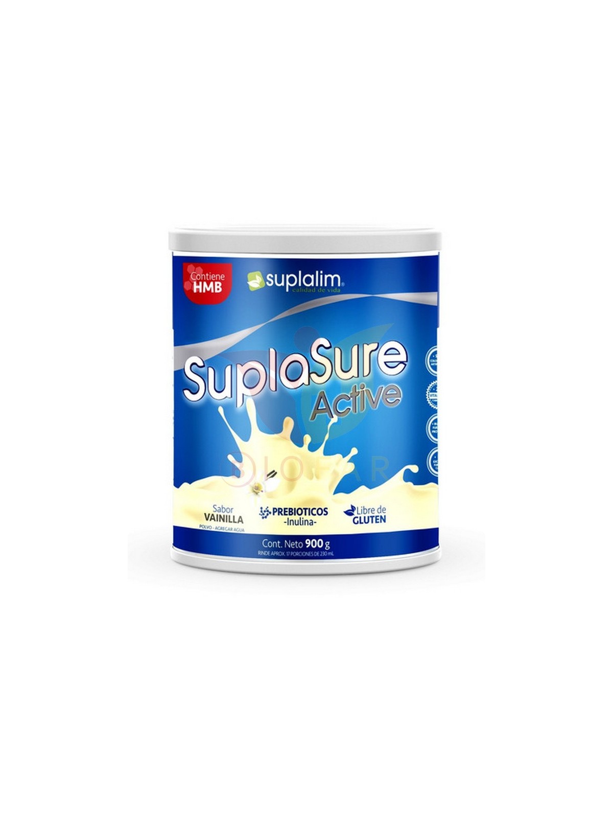 SUPLASURE PVO VAINILLA X 900G