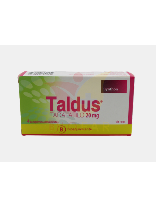 TALDUS 20mg X4COM.