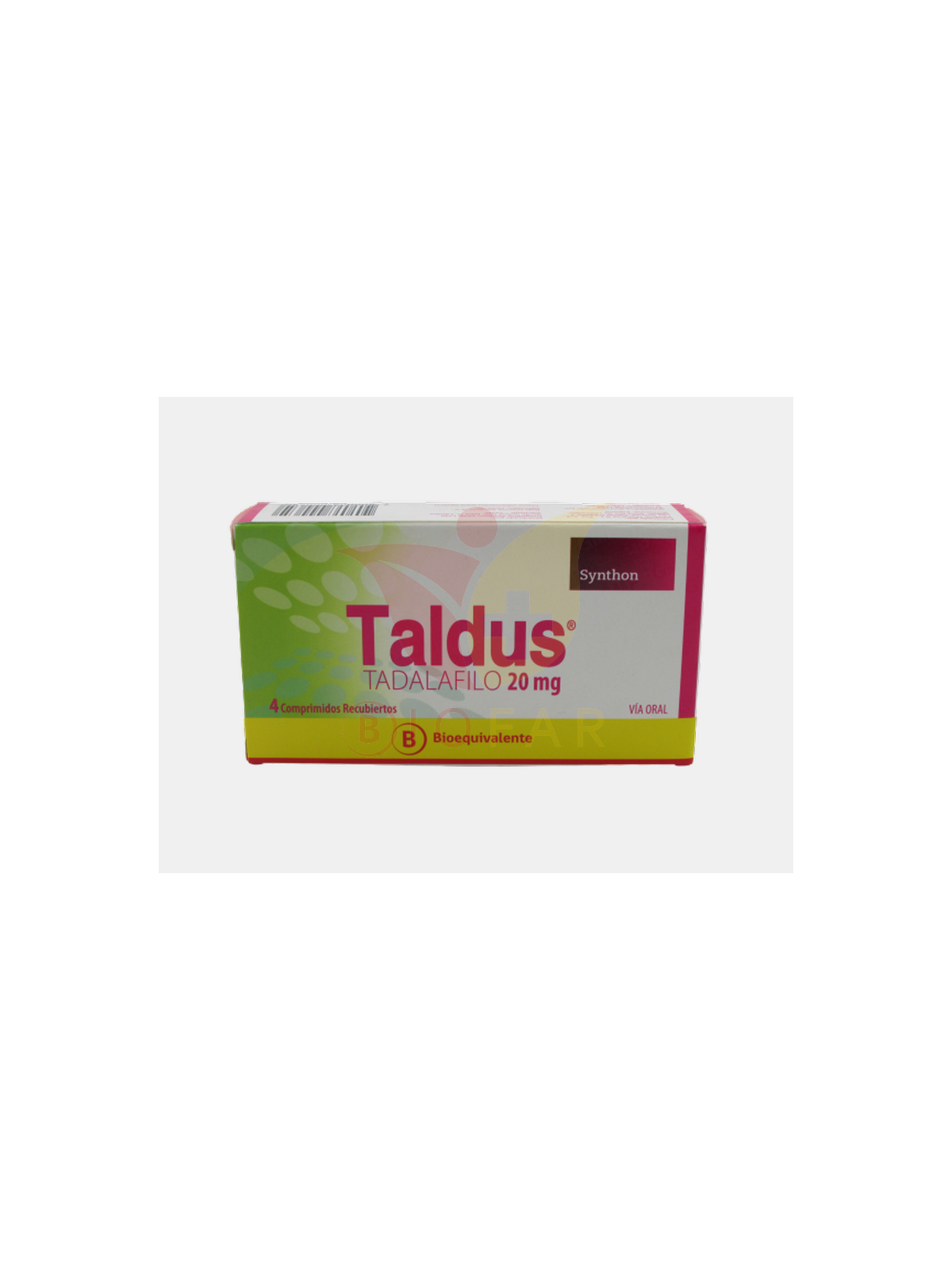 TALDUS 20mg X4COM.