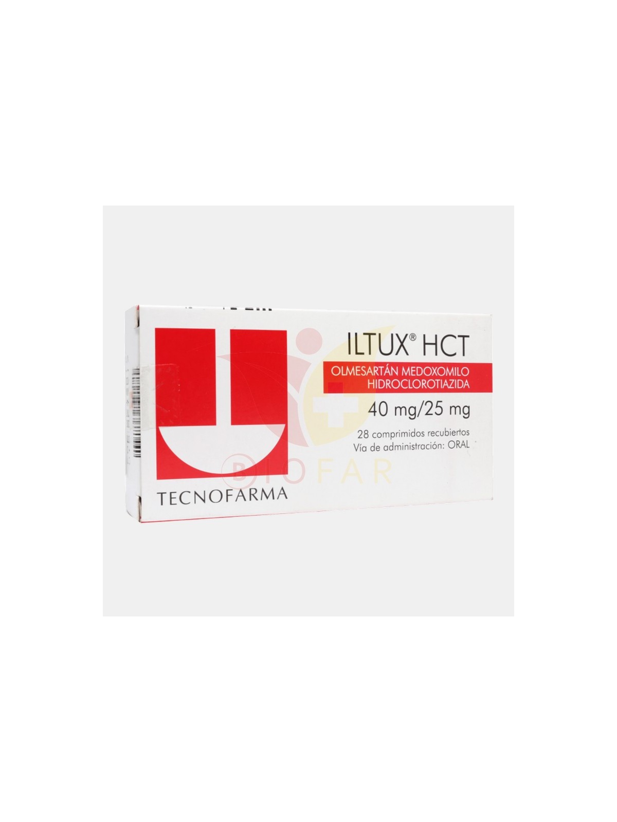 ILTUX HCT COM 40/25MG X 28