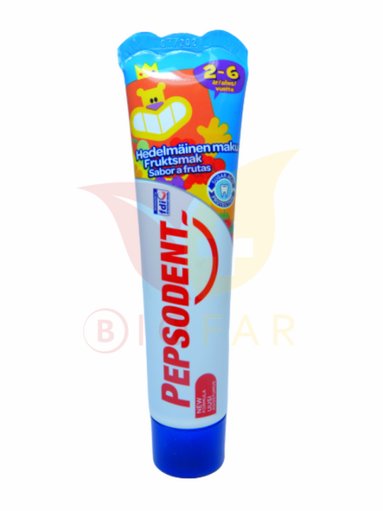 PEPSODENT CREMA DENTAL NIÑOS 2-6 AÑOS FRUTA 50ML