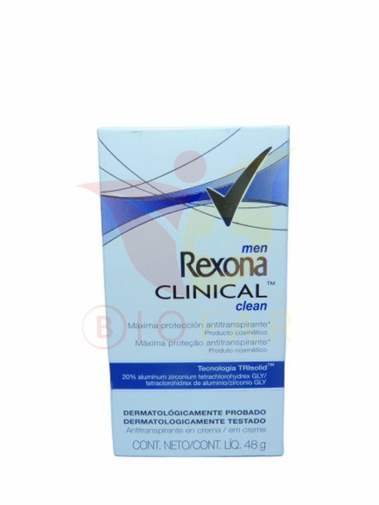 REXONA CLINICAL MEN BARRA X48G