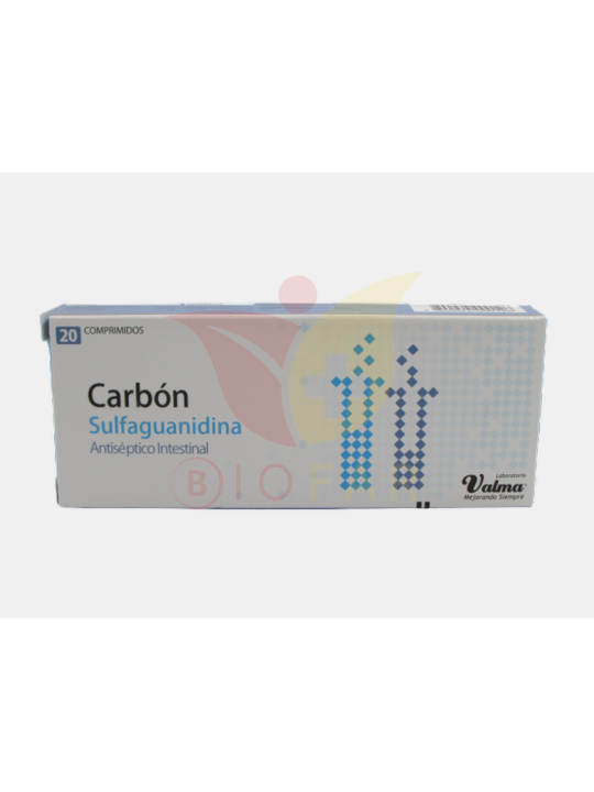 CARBON SULFAGUANIDINA X 20COM