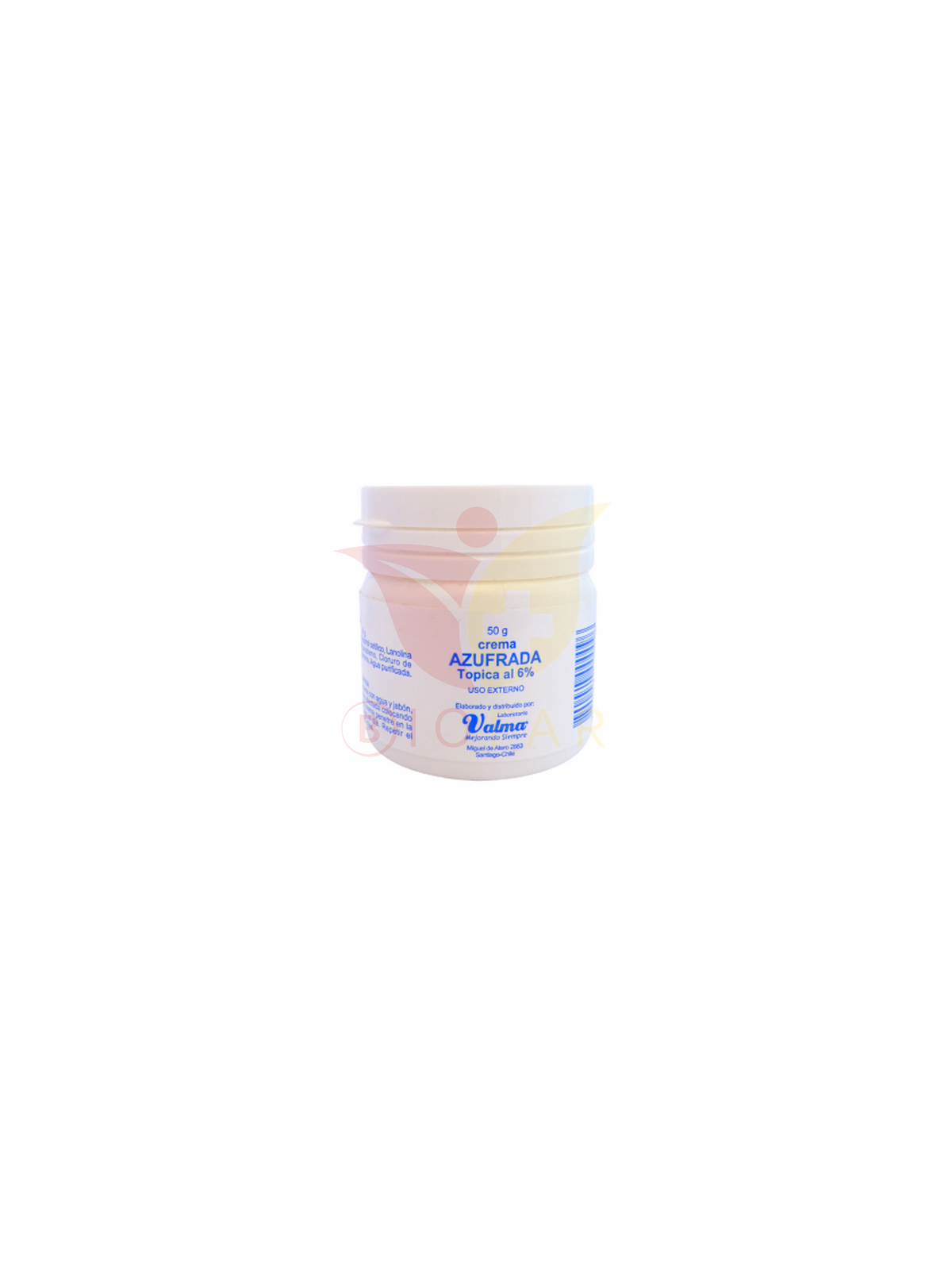 CREMA AZUFRADA TOPICA 6% 50G