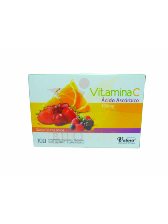 VITAMINA C 100 mg X 100COM