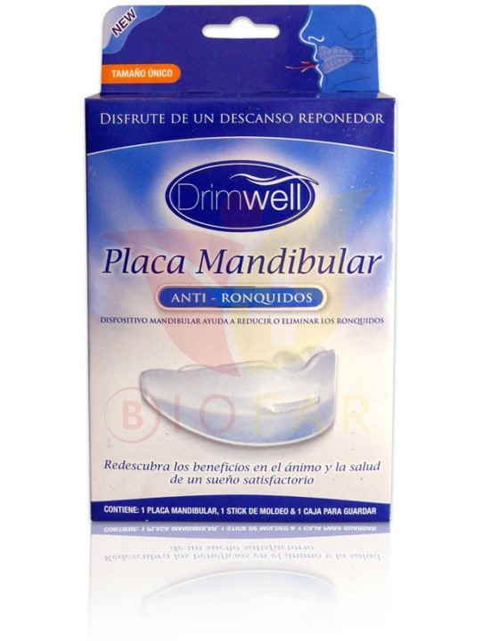 PLACA MANDIBULAR ANTIRONQUIDOS