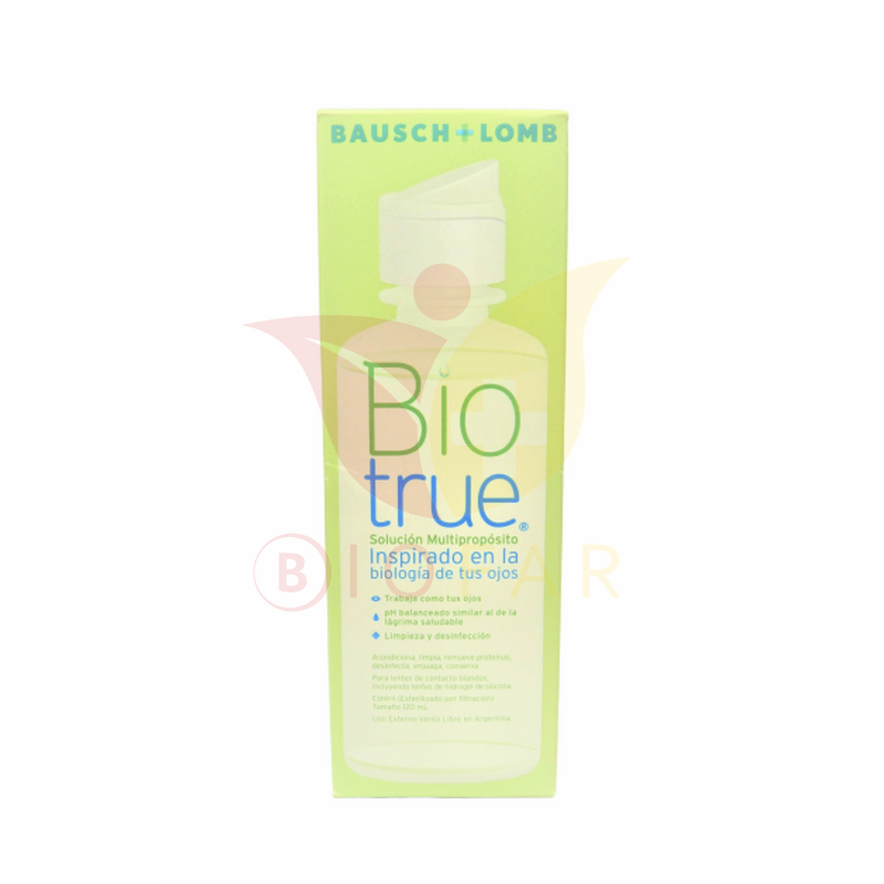 BIO TRUE SOL.LIM.LENTES CONTACTO X120ML