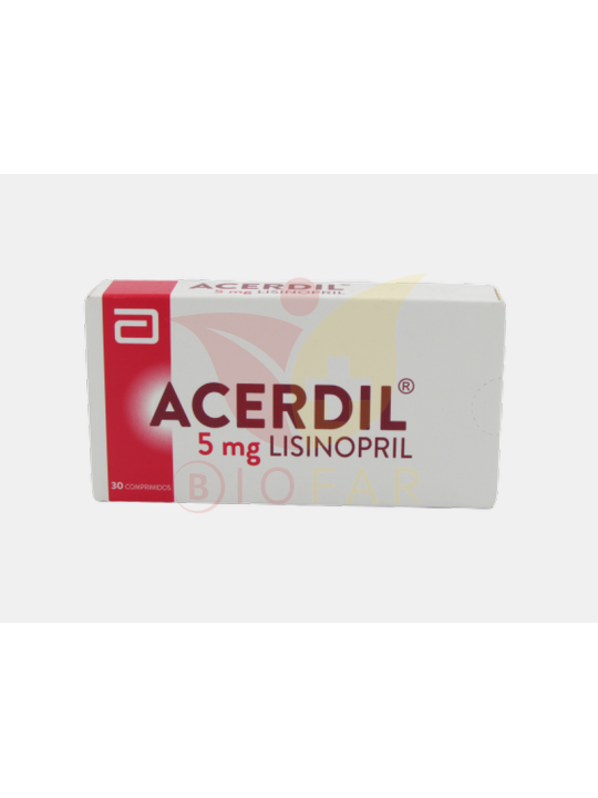 ACERDIL COM 5 MG X 30