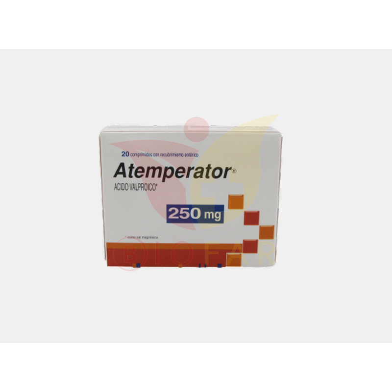 ATEMPERATOR COM.250MG.20