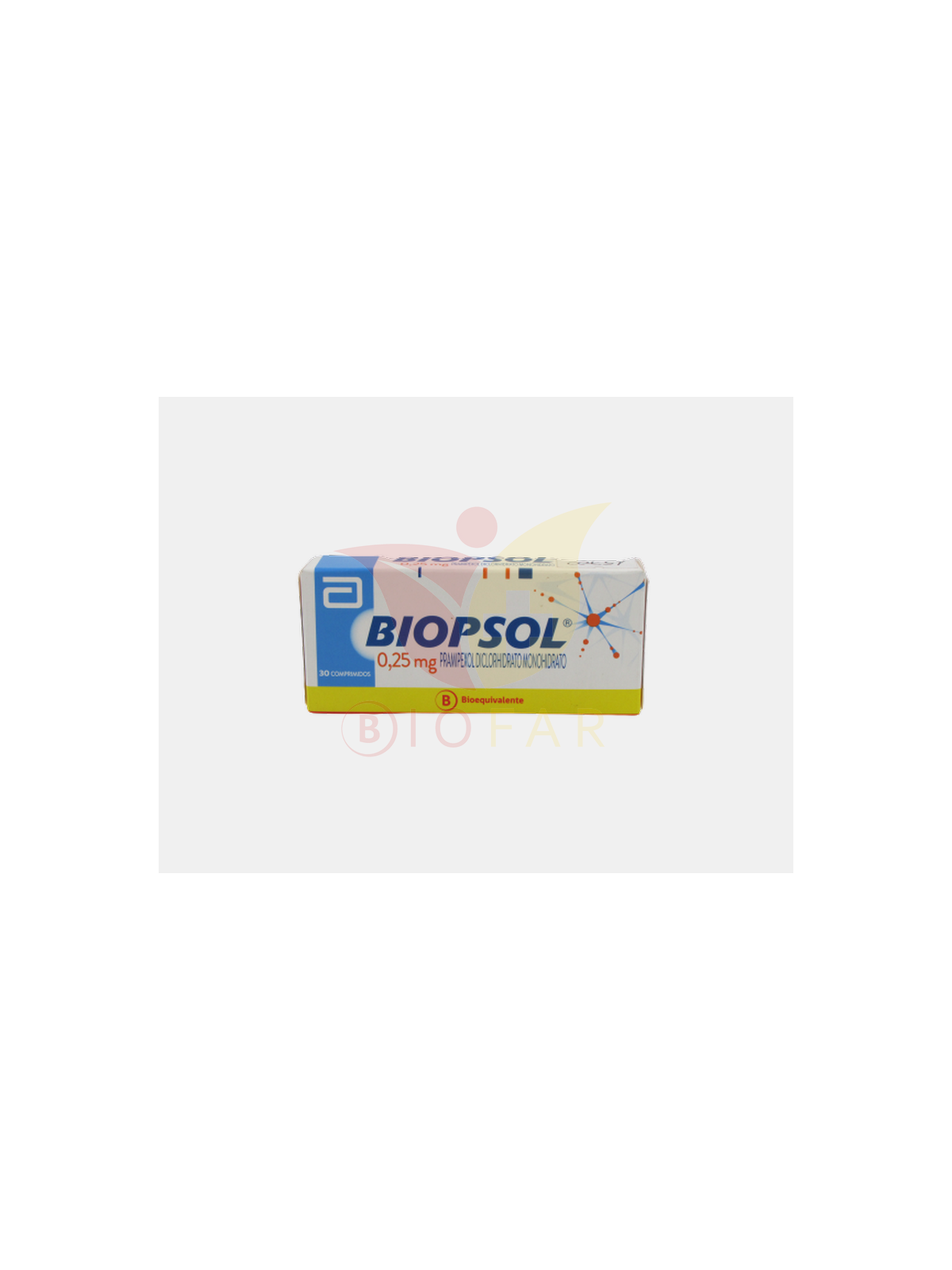 BIOPSOL COM.0,25MG.30