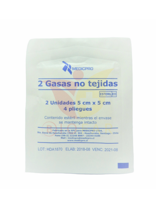 GASA ESTERILIZADA 5X5 2 UN