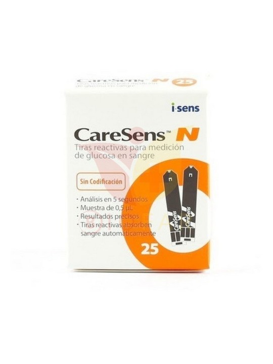 CARESENS N TIRAS REACTIVAS X 50 UNID