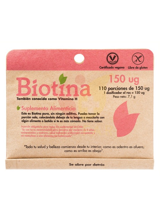 BIOTINA 150 UG X 110 PORCIONES