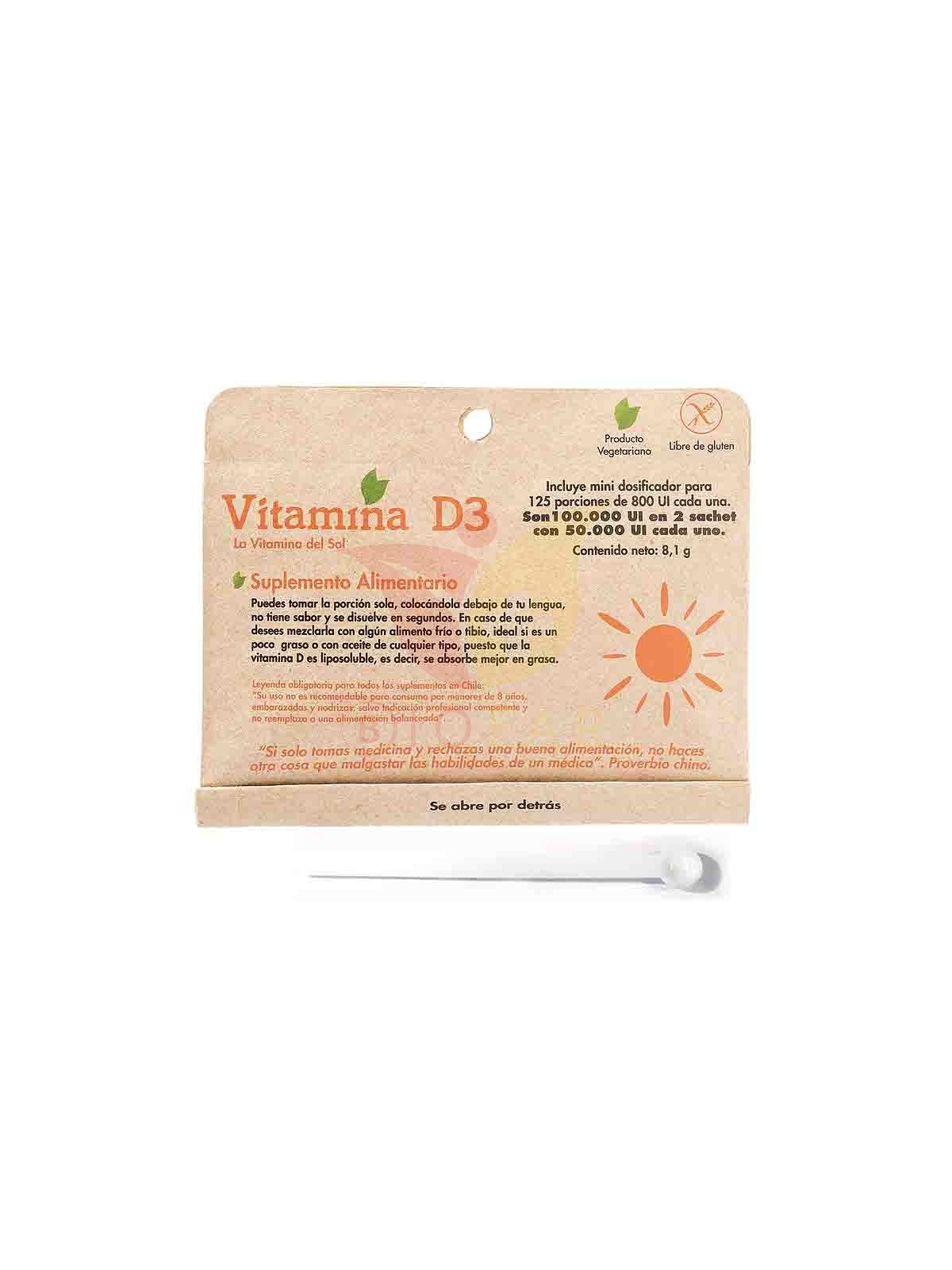 VITAMINA D3 50000 IU X 125 PORCIONES