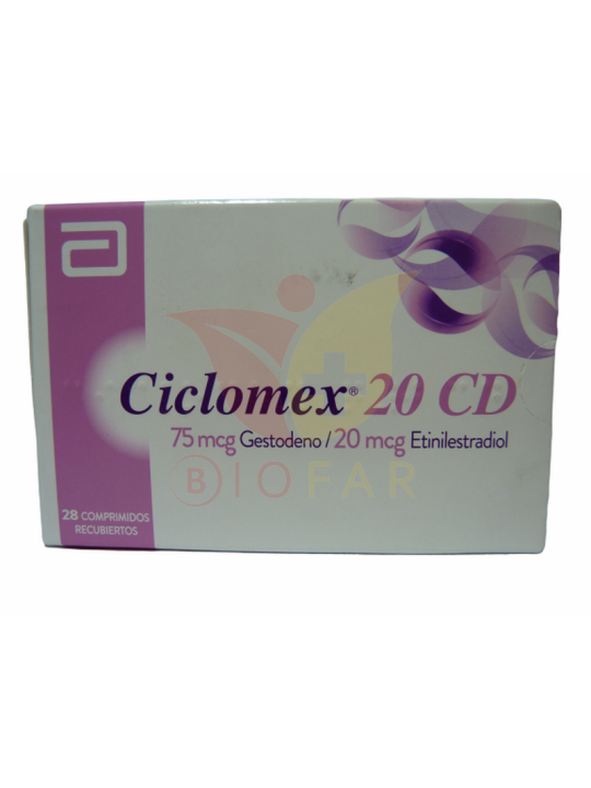 CICLOMEX 20 CD X28COM.REC.