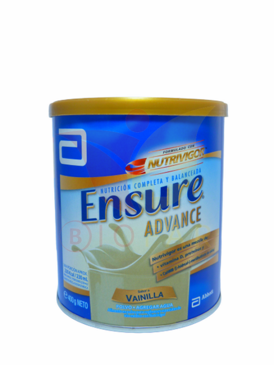 ENSURE ADVANCE VAINILLA PVO 400G