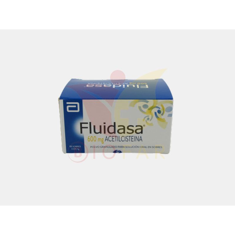 Fluidasa 600 mg X 10 Sob