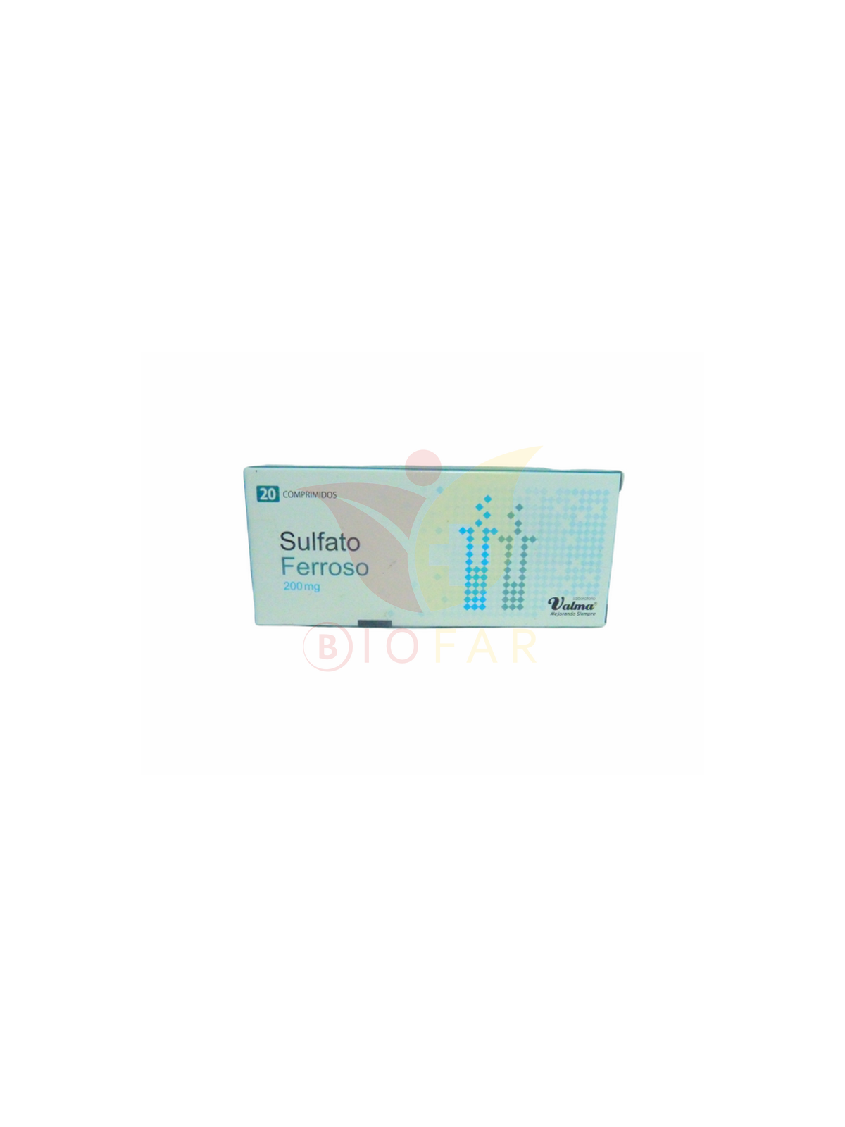 SULFATO FERROSO 200mg X20COM.