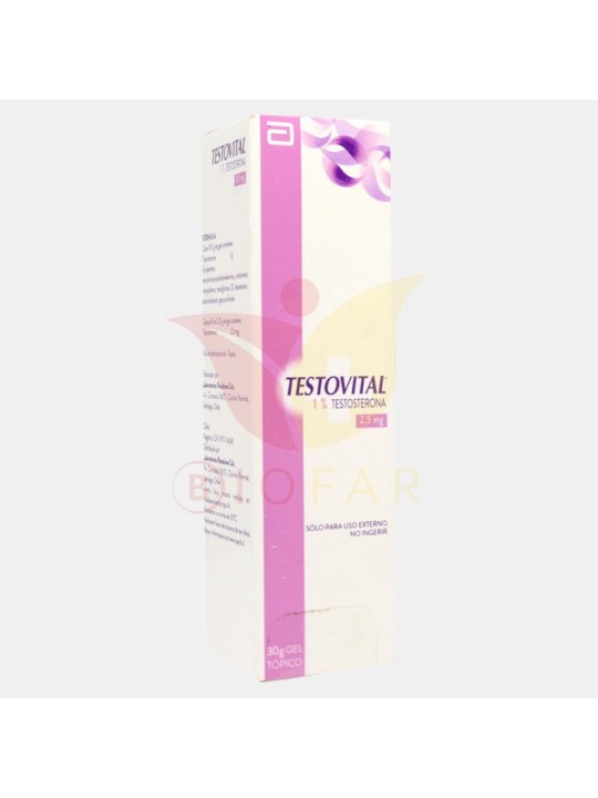 TESTOVITAL GEL 1% 2,5MG X 30 GR