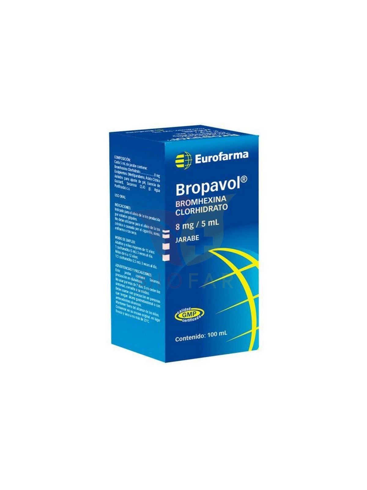 BROPAVOL AD.8mg/5ml  X100ML