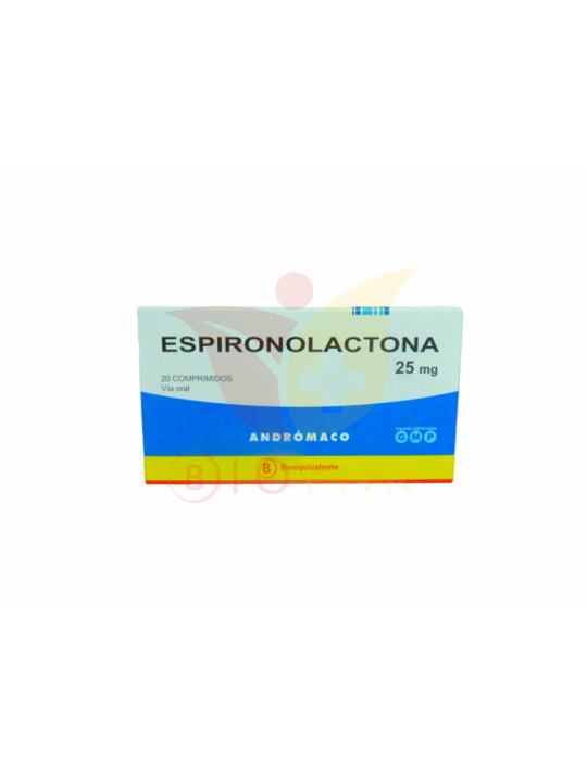 ESPIRONOLACTONA  25mg X20COM.