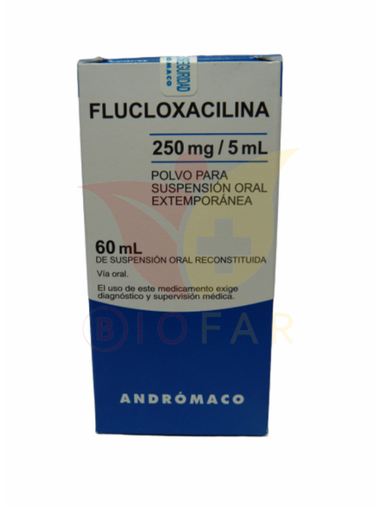 FLUCLOXACILINA 250mg/5ml S.O.X60ML