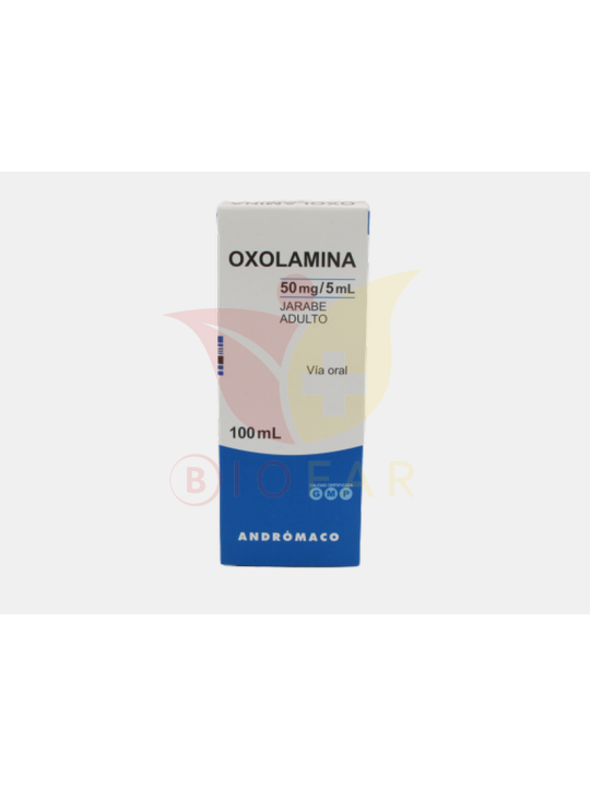 Oxolamina Jarabe Adulto 50 mg/5 ml x 100 ml