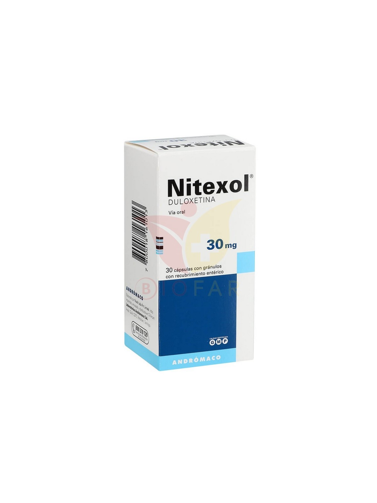 NITEXOL 30mg X 30CAP