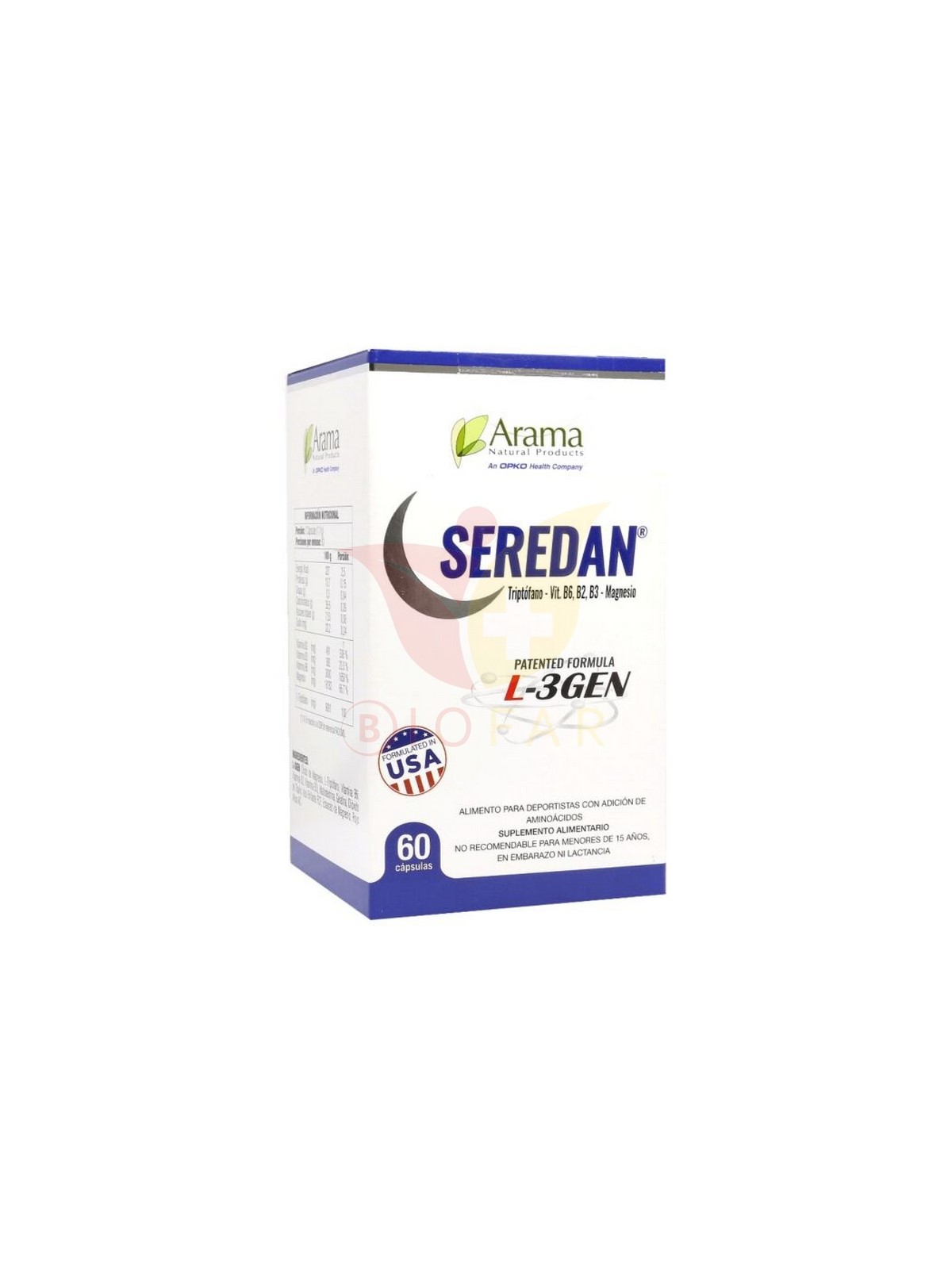 SEREDAN  X 60 CAP