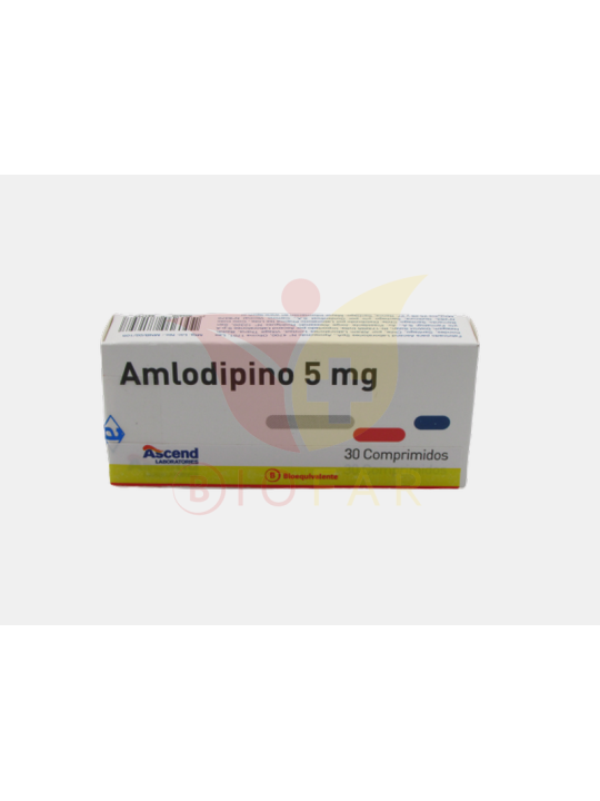 AMLODIPINO 5mg X30COM.