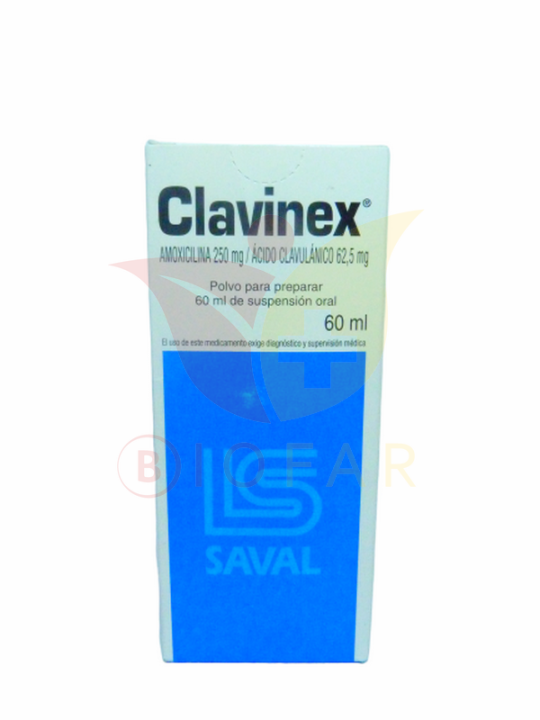 CLAVINEX 250-62,5MG/60 ML SOL ORAL