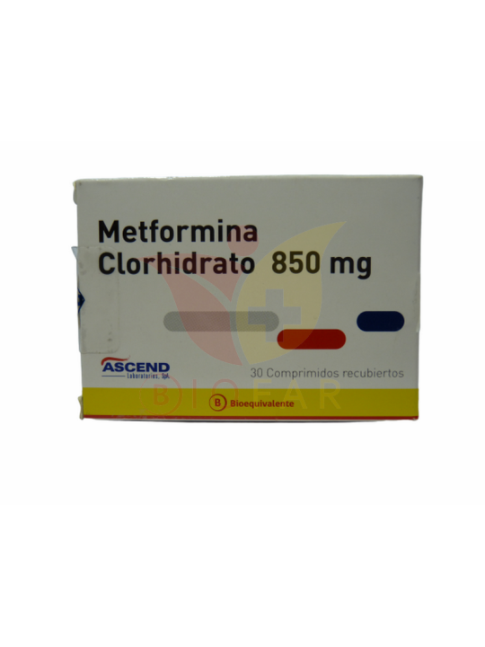 METFORMINA  850mg X30COM.REC.