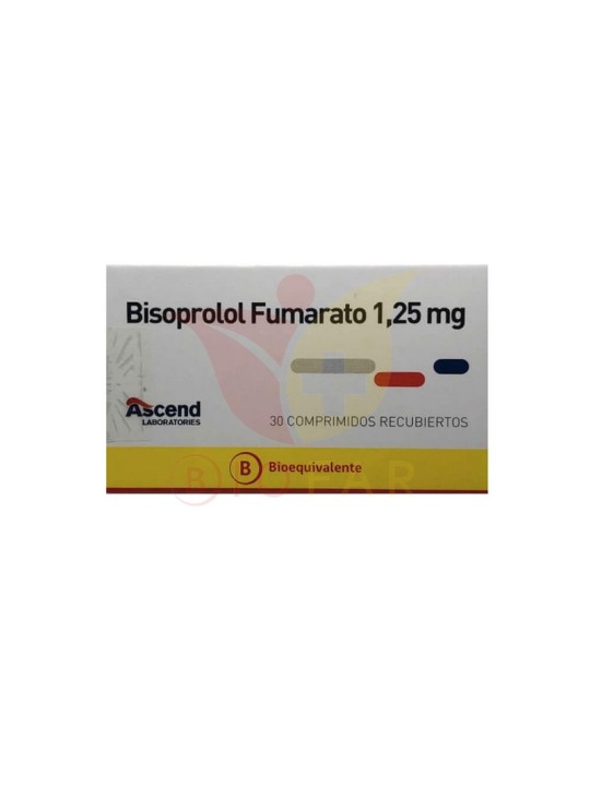 BISOPROLOL 1.25mg X30COM.REC.