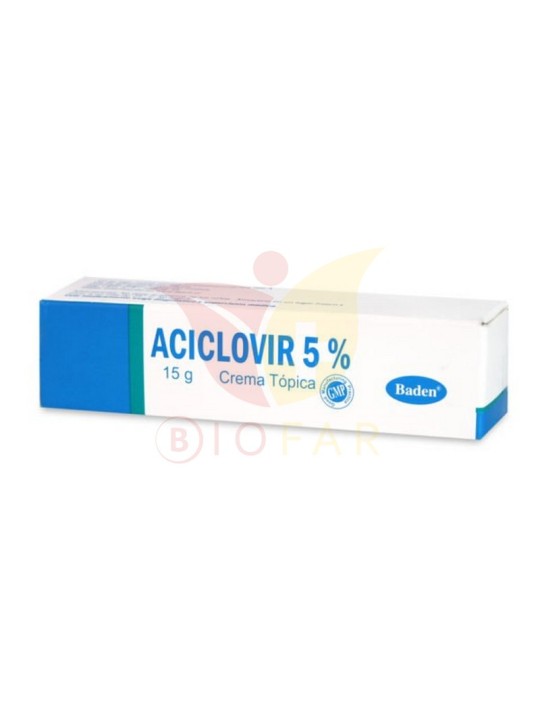 ACICLOVIR 5% CR.X15G