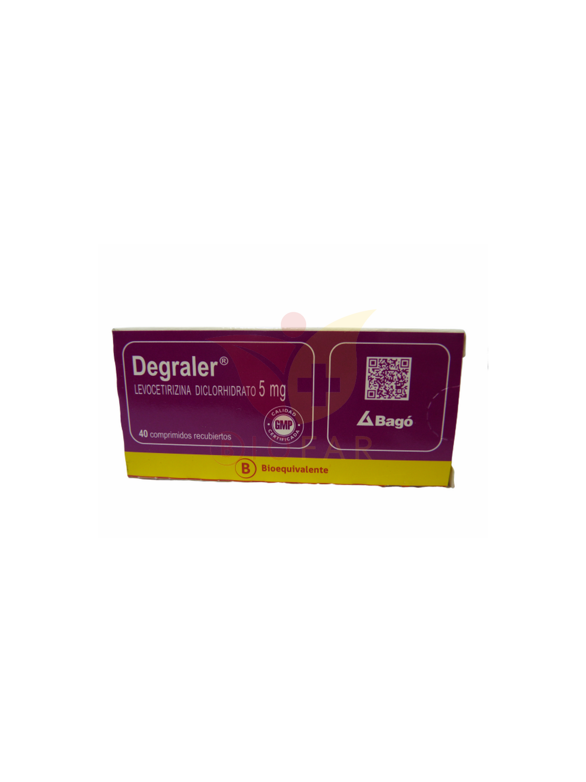 DEGRALER  5mg X40COM.REC.