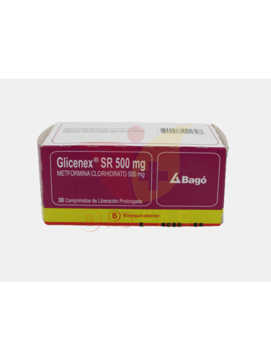 GLICENEX SR 500mg X30COM.PROL.