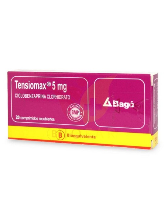 TENSIOMAX COM  5 MG X 20  COM