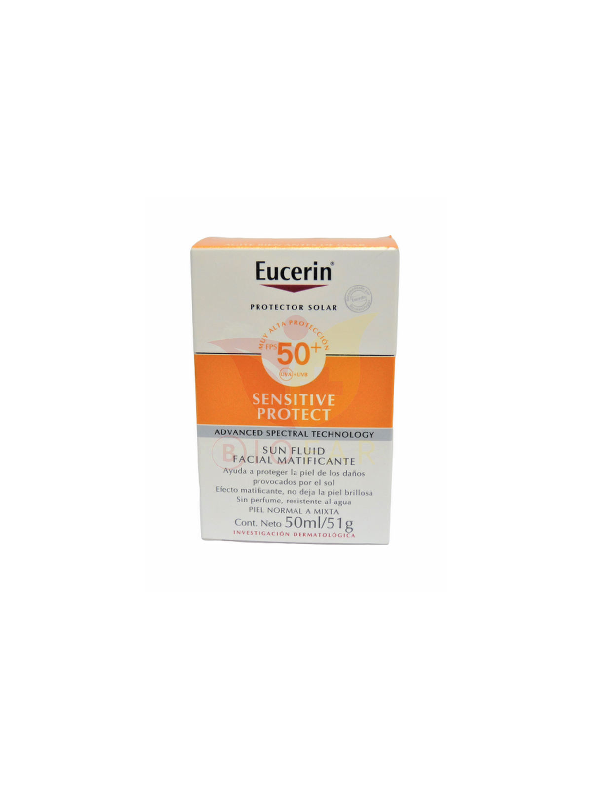 EUCERIN SOL.F50 CR.MAT.50ML