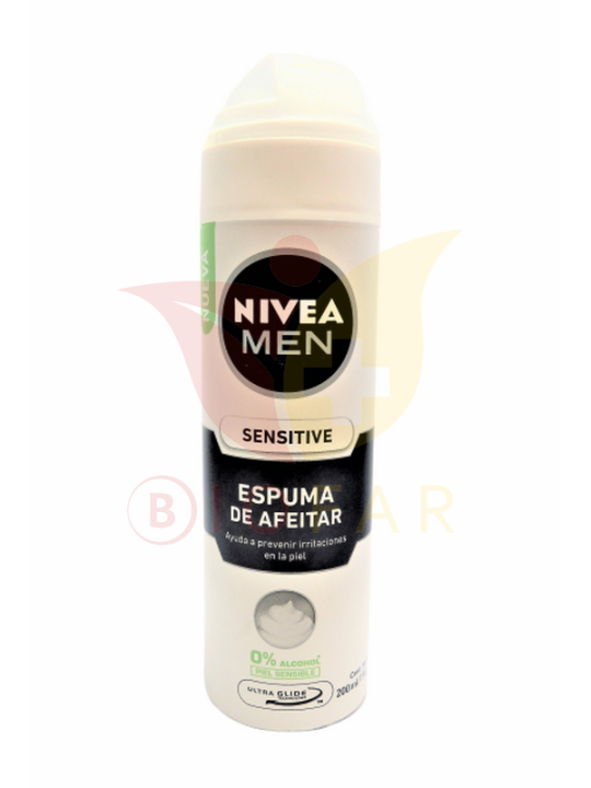 NIVEA ESPUMA DE AFEITAR SENSITIVE 200ML